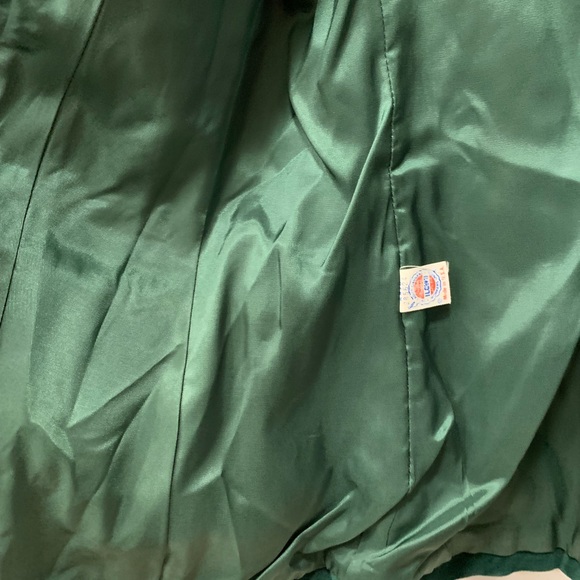 Vintage Koret Made in USA Dark Emerald Velvet Blazer - Picture 6 of 8
